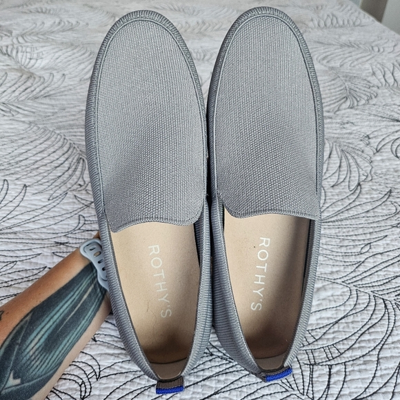 EUC LIKE NEW Rothy's The Ravello Loafer - Dusk Grey Men Size 9 - Picture 10 of 14